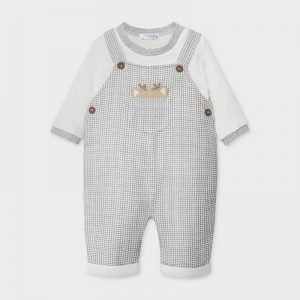 MAYORAL KOMPLET Z OGRODNICZKAMI NIEMOWLĘCY (R. 2-9M)