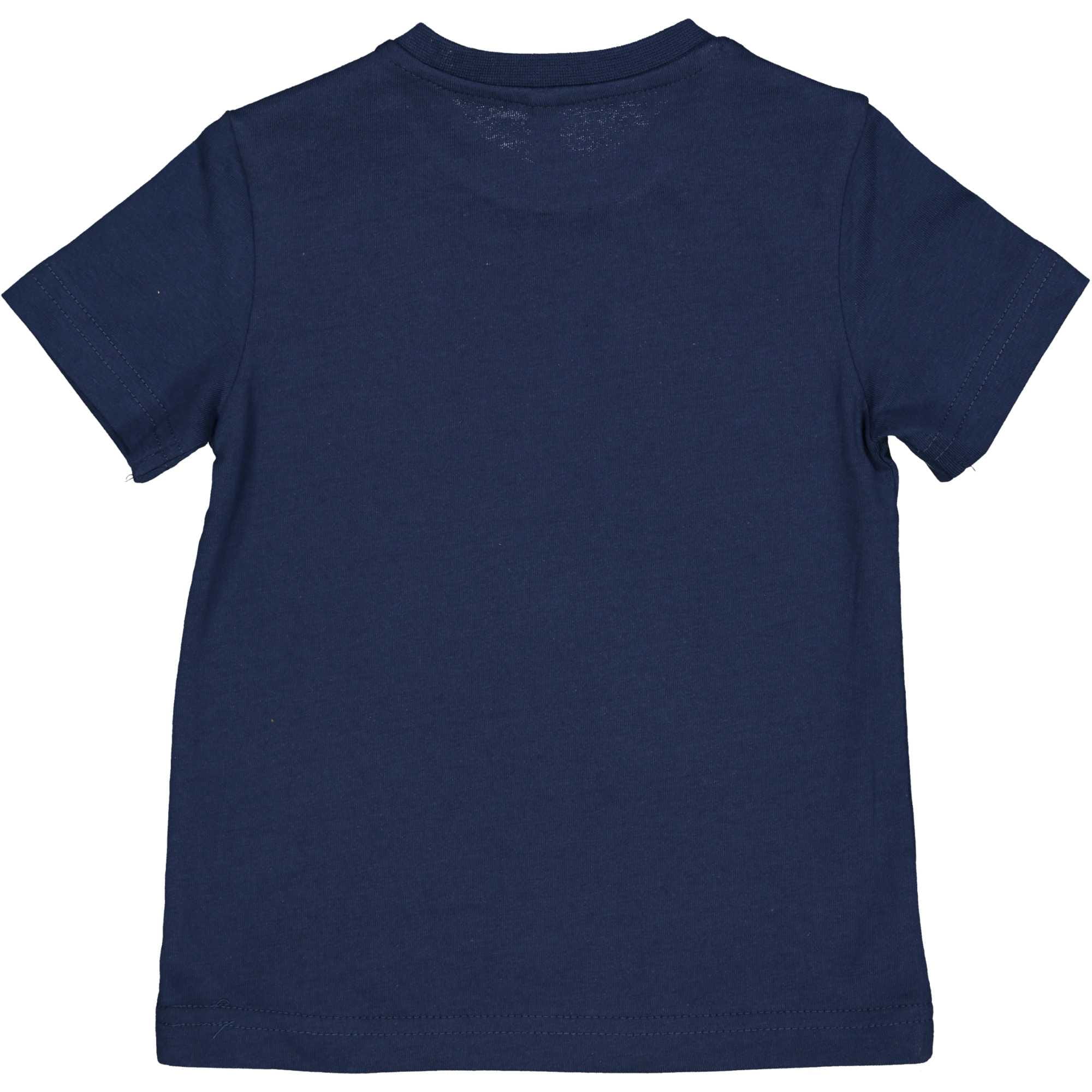 BIRBA GRANATOWY T-SHIRT NIEMOWLĘCY, CHŁOPIĘCY Z NADRUKIEM (R.74-24M)