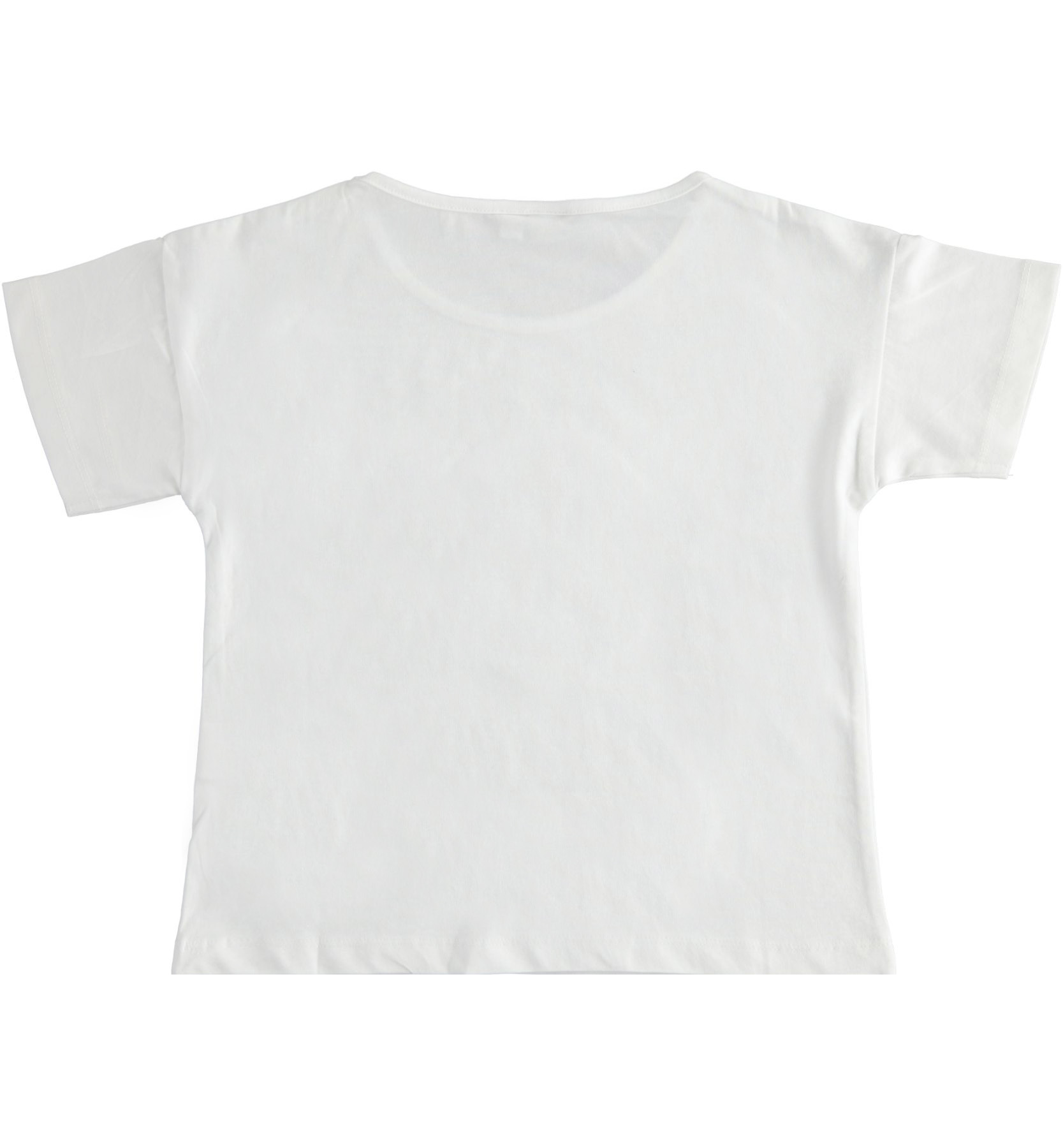 iDO T-SHIRT DZIEWCZĘCY, BIAŁY