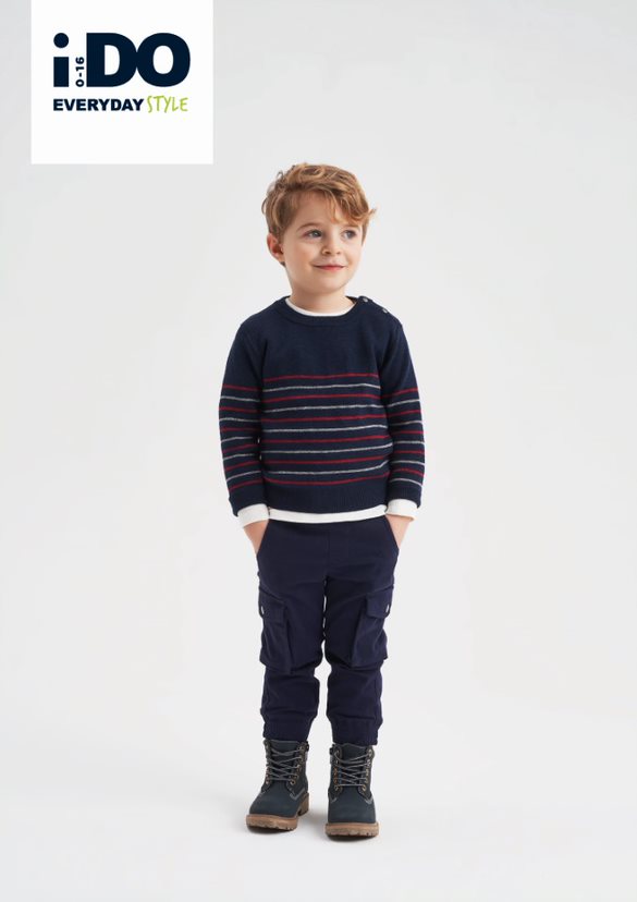 włoski dwustronny sweter dla chłopca
