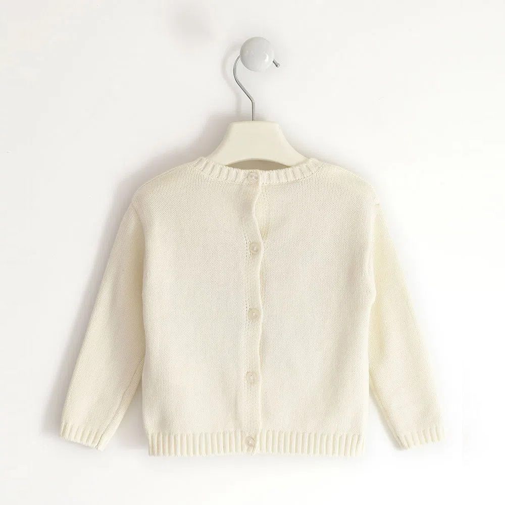 Sweter świąteczny z misiem dla dziewczynki