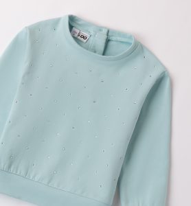 Bluza z kryształkami dla dziewczynki