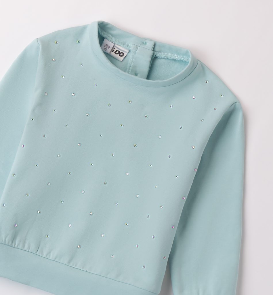 Bluza z kryształkami dla dziewczynki