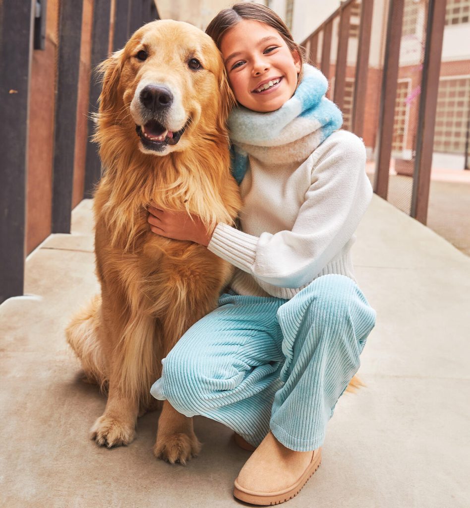 Spodnie z wysokim stanem dla dziewczynki