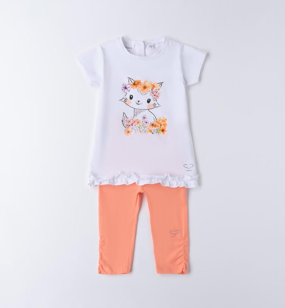 Komplet letni dla dziewczynki