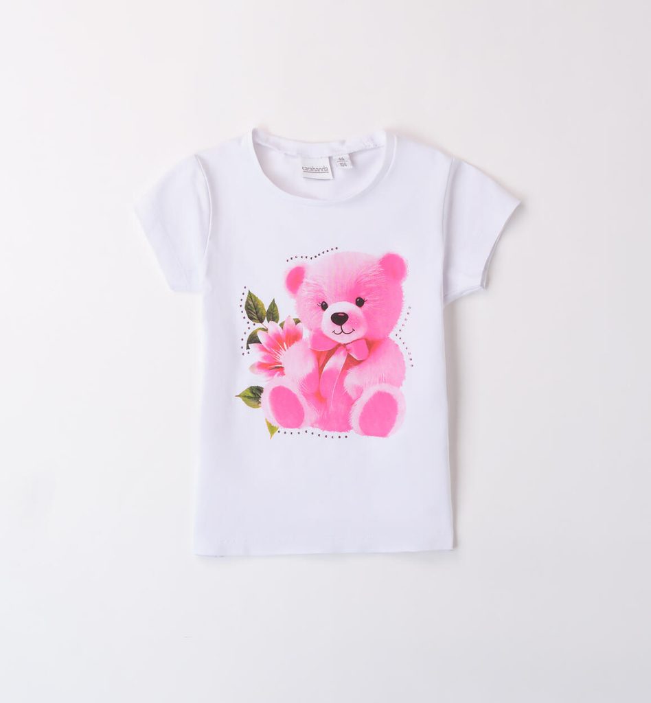 T-shirt bawełniany dla dziewczynki