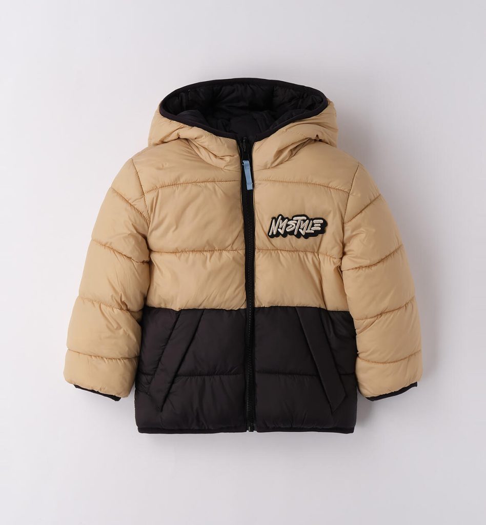 Kurtka zimowa dla chłopca-dwustronna