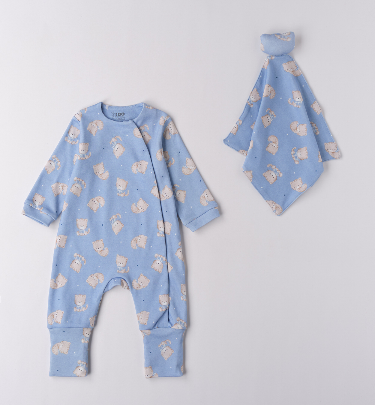 pajac dla chłopca z przytulanką