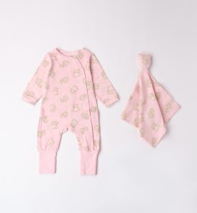 pajac dla dziewczynki z przytulanką