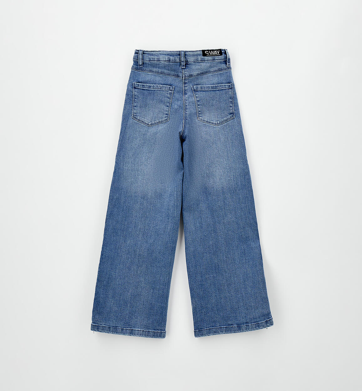 szerokie jeansy dla dziewczynki