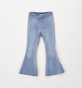 jeansowe, elastyczne dzwony