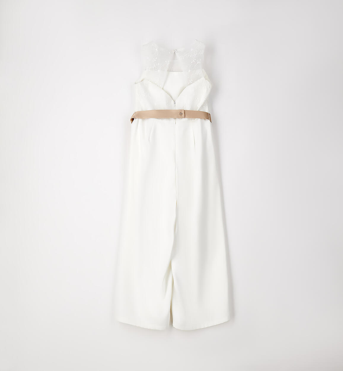 Elegancki, modny kombinezon dla dziewczynki, spodnium na komunię