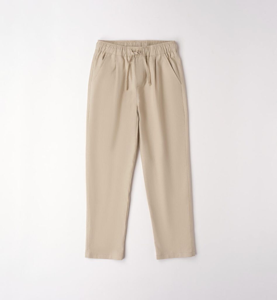 spodnie lniane dla chłopca