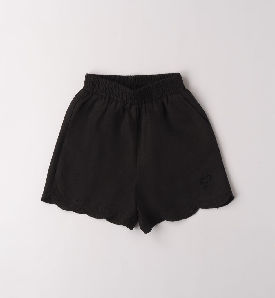 szorty lniane dla dziewczynki