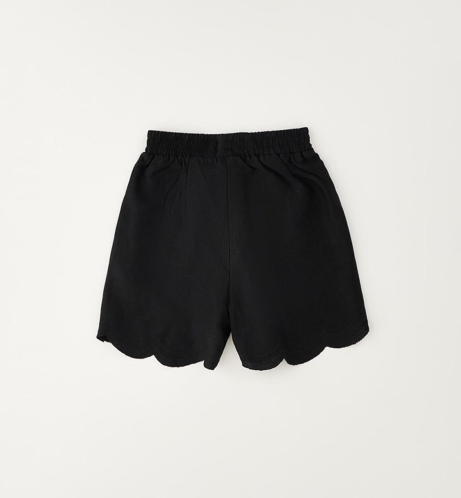 szorty lniane dla dziewczynki